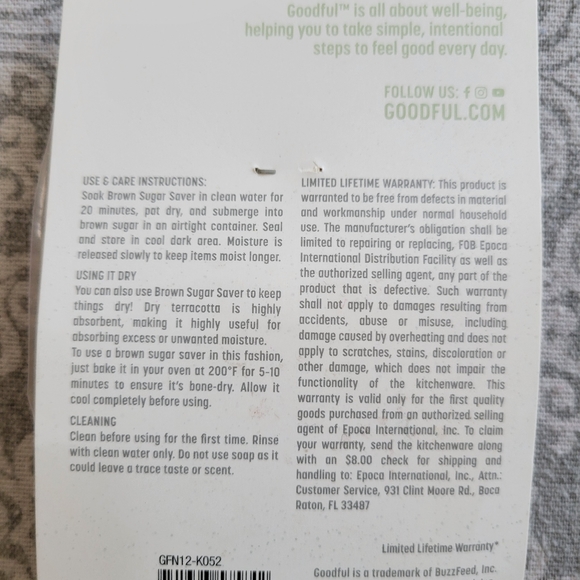 Teracotta bown sugar saver - Picture 2 of 2